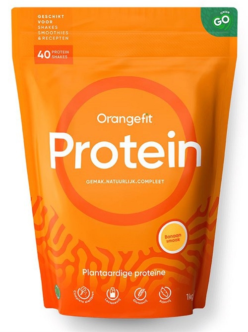 Orangefit Protein, 1 kg, Banán Obrázek