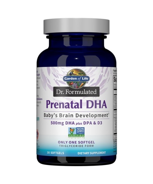 Garden of Life Prenatal DHA (omega pro těhotné ženy) , 30 kapslí Obrázek