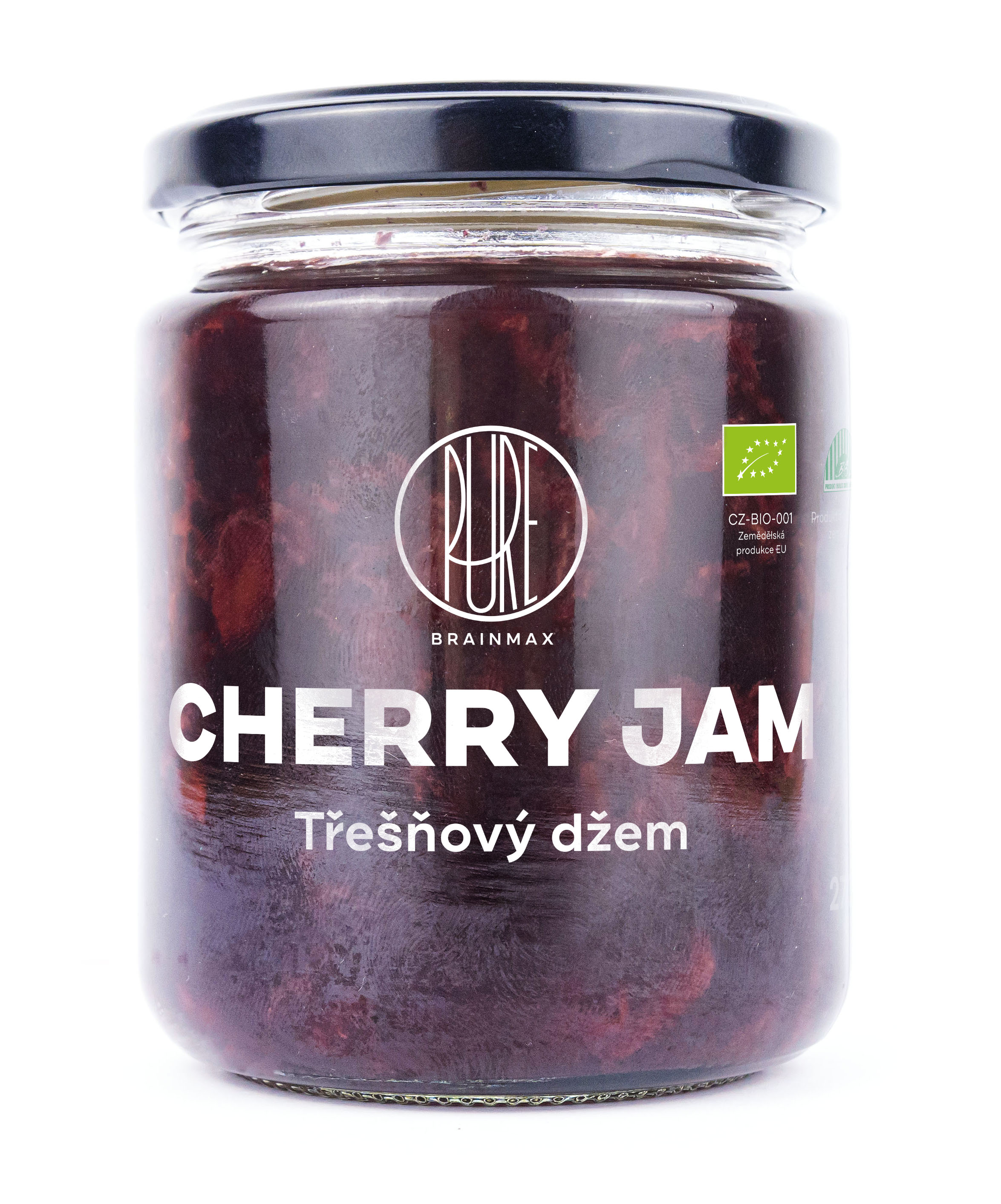 BrainMax Pure Cherry Jam, Džem Třešeň, BIO, 270g *CZ-BIO-001 certifikát