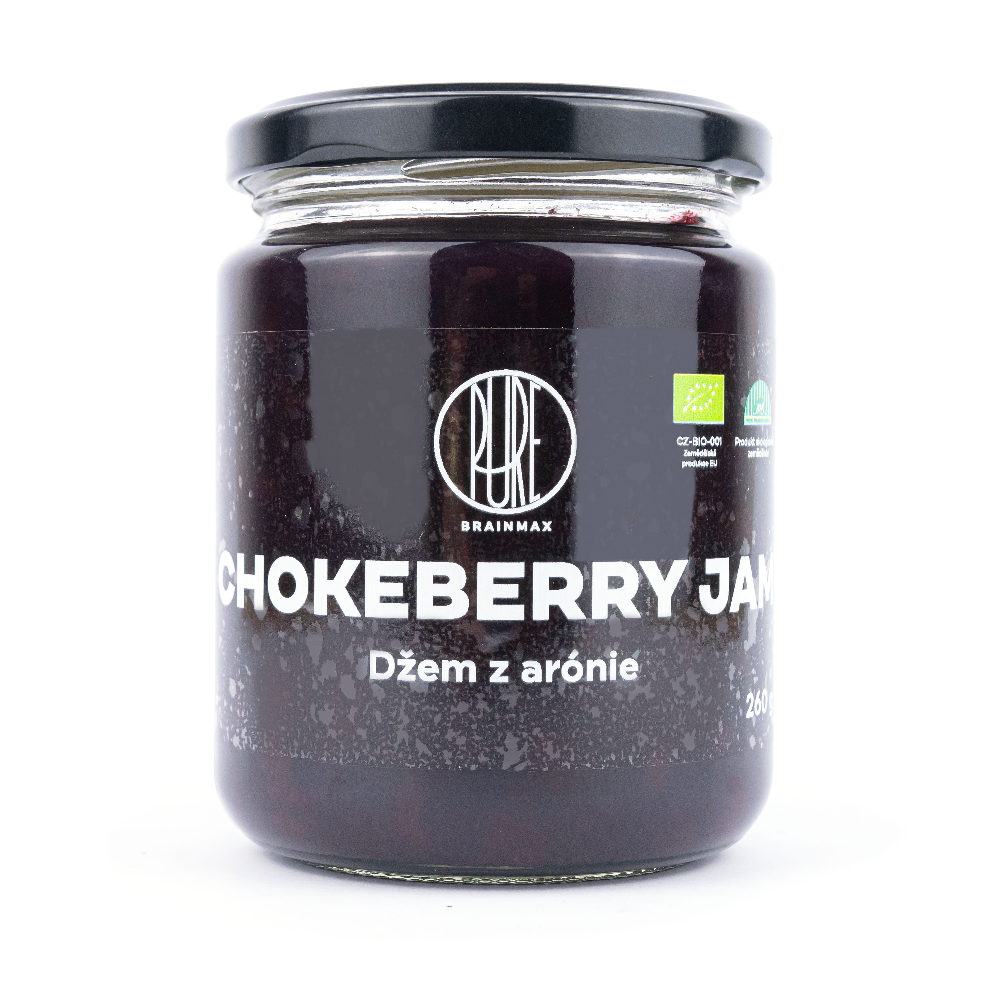 BrainMax Pure Chokeberry Jam, Džem Aronie, BIO, 260g *CZ-BIO-001 certifikát