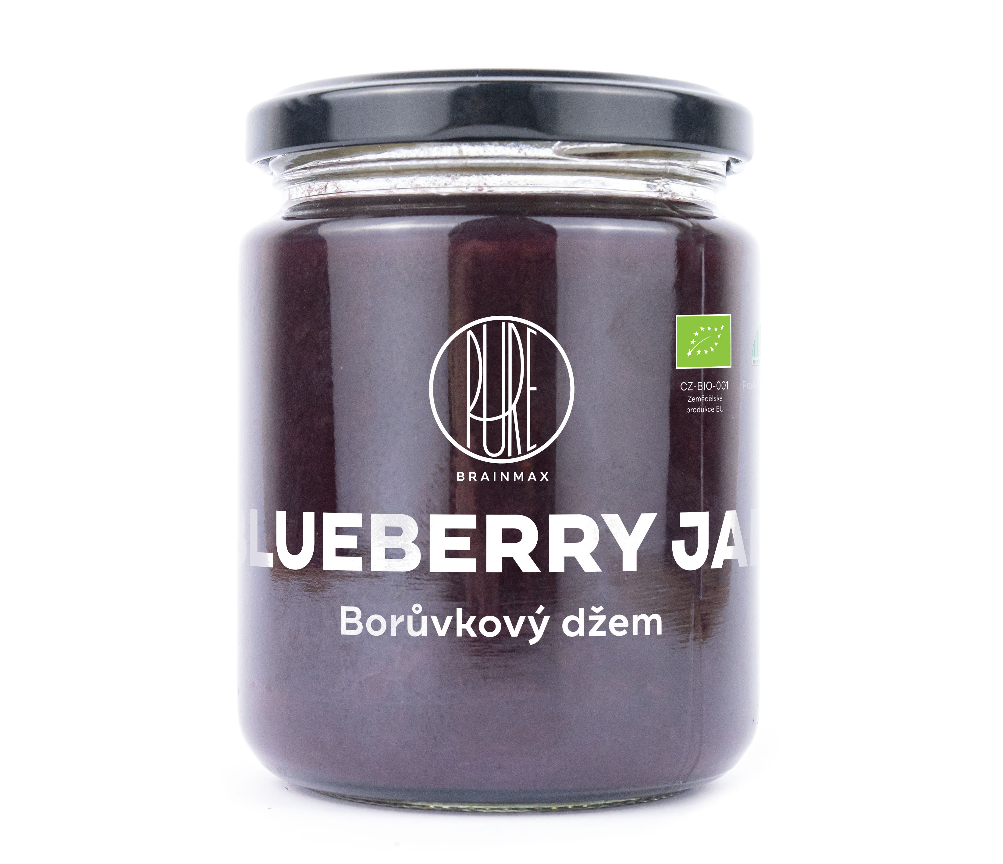 Levně BrainMax Pure Blueberry Jam, Džem Borůvka, BIO, 270g *CZ-BIO-001 certifikát
