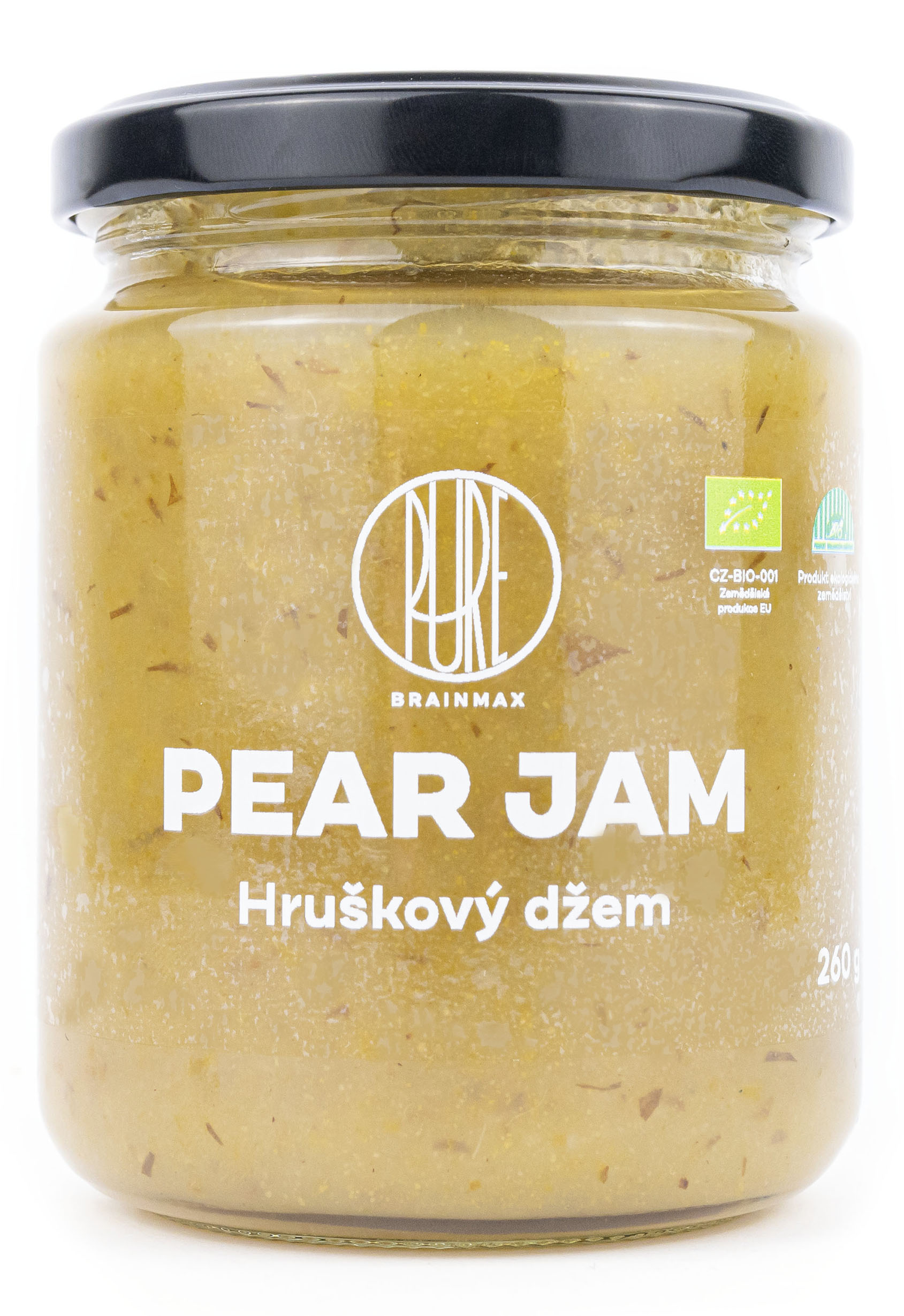 BrainMax Pure Pear Jam, Džem Hruška BIO, 260g *CZ-BIO-001 certifikát