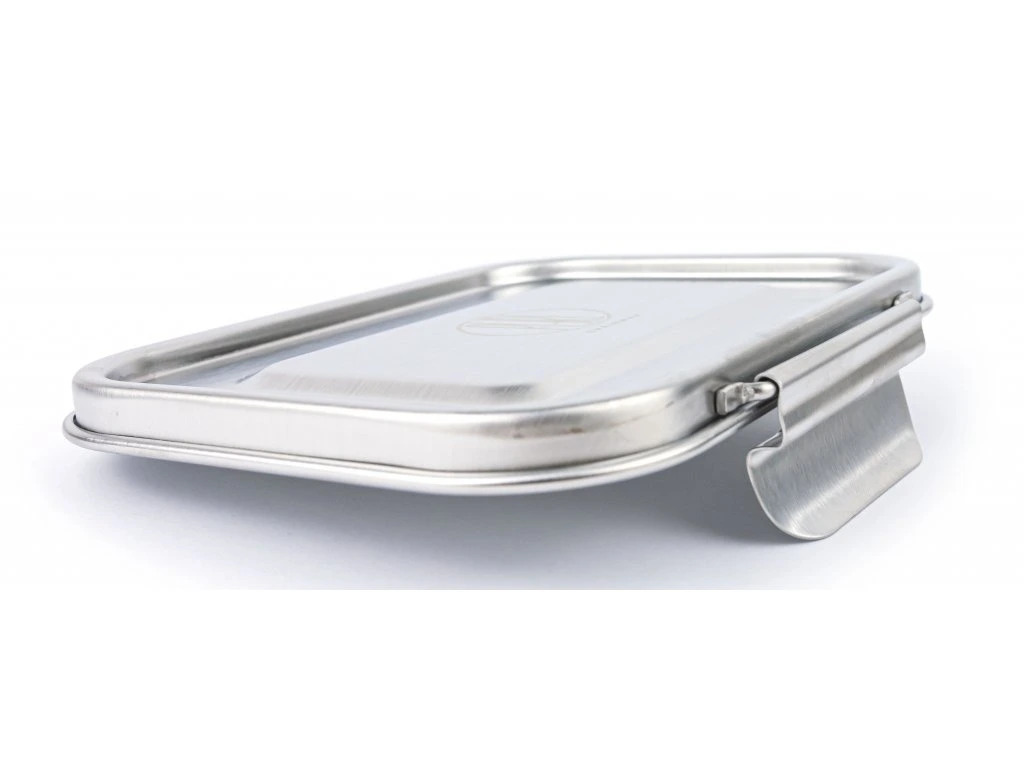 BrainMax Pure Nerezový svačinový box se sponou, 1 l Obrázek