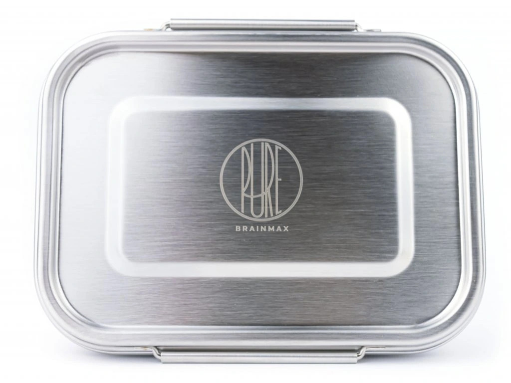 BrainMax Pure Nerezový svačinový box se sponou, 1,6 l Obrázek