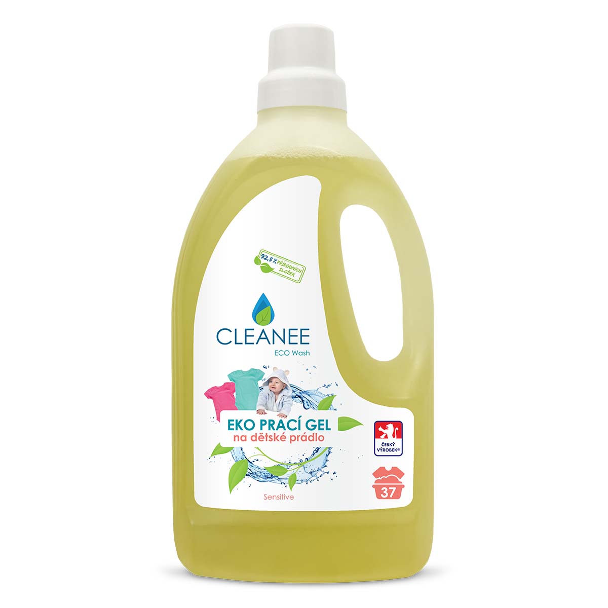 Cleanee ECO Prací gel na dětské prádlo 1,5L