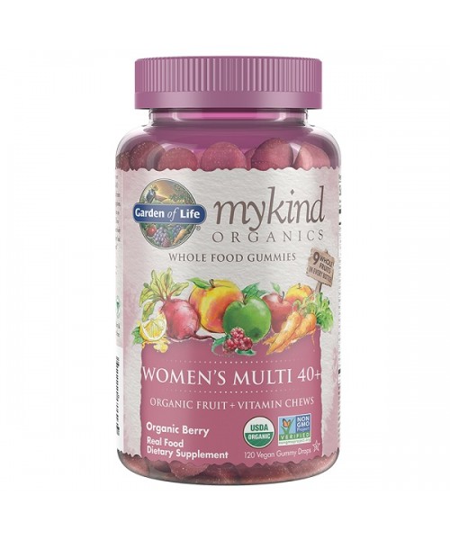 Levně Garden of life Mykind Women gummy, multivitamín pro ženy 40+, 120 gumových bonbónů