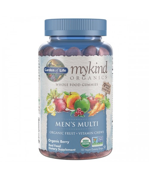 Levně Garden of life Mykind Men, multivitamín pro muže, 120 gumových bonbónů