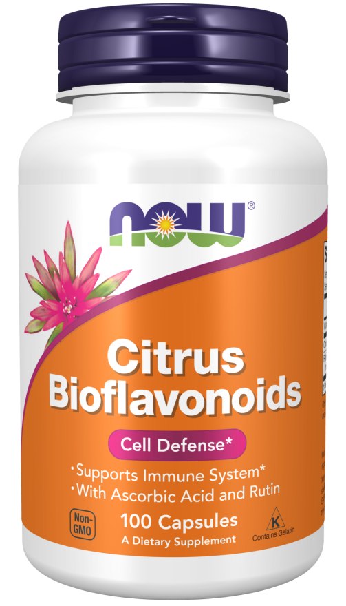 Levně Now® Foods NOW Citrus Bioflavonoids (citrusové bioflavonoidy) 700 mg, 100 kapslí