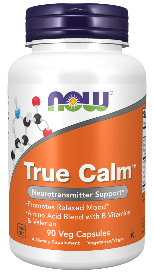 Now® Foods NOW True Calm, Podpora uvolnění a relaxace, 90 rostlinných kapslí