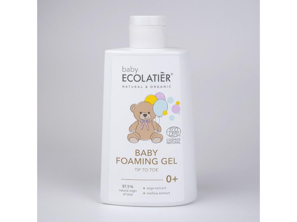 Ecolatiér ECOLATIER - Dětský pěnivý mycí gel "od hlavy po paty" 0+, 250 ml