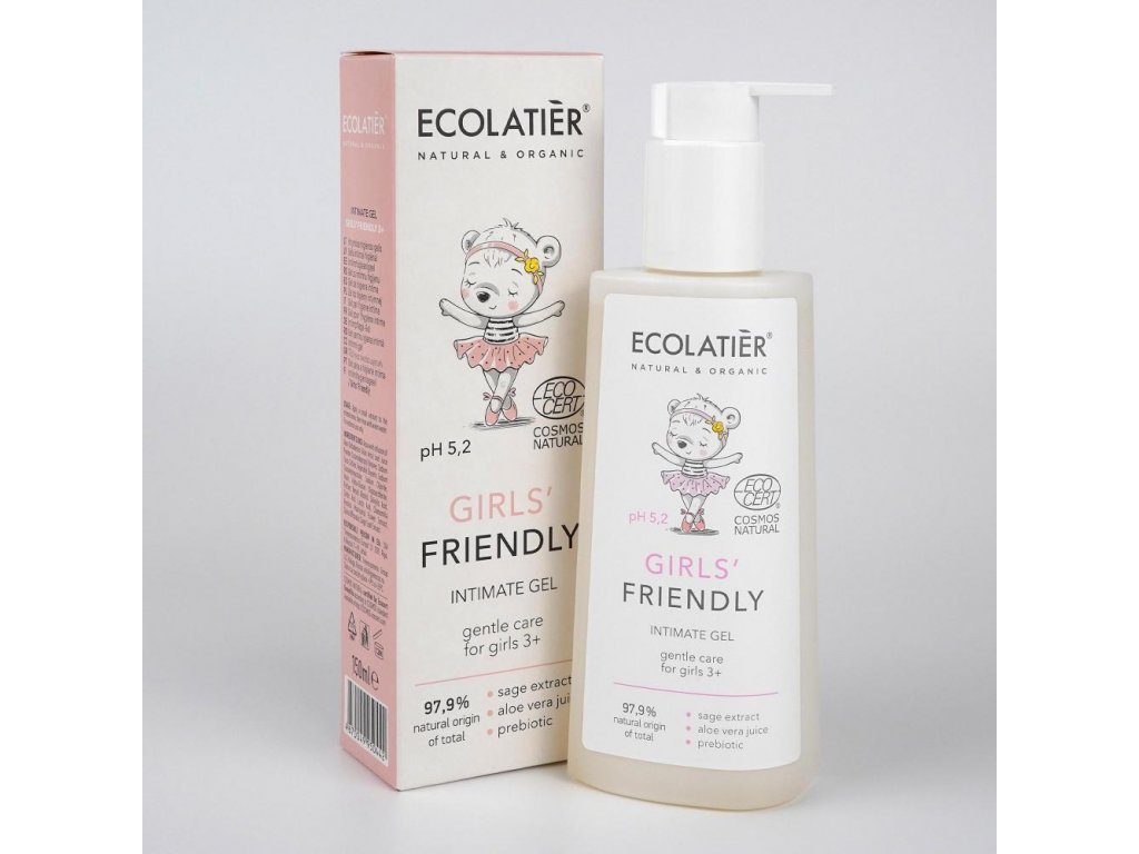 Ecolatiér ECOLATIER - Intimní krémové mýdlo pro dívky 3+, 150 ml