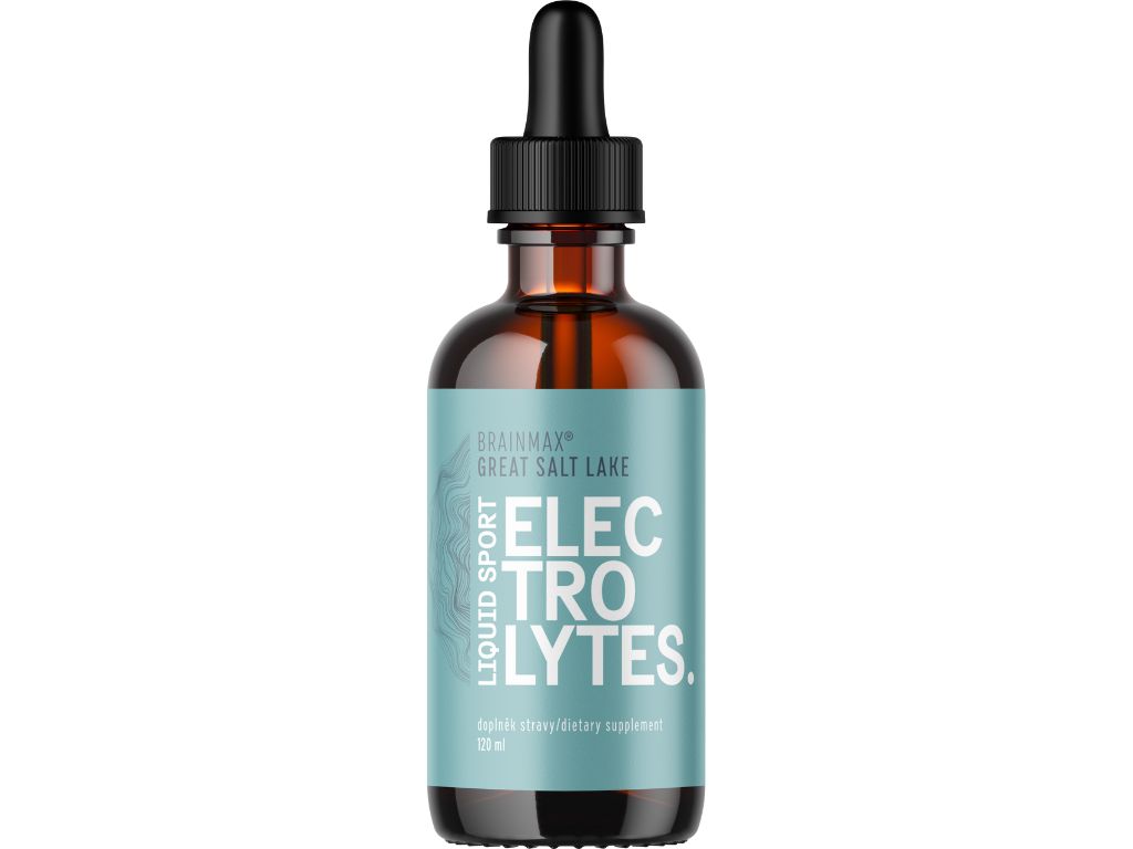 Levně BrainMax Liquid Sport Electrolytes, Elektrolyty pro každý den, 120 ml Iontové minerály pro sport v tekuté formě, doplněk stravy
