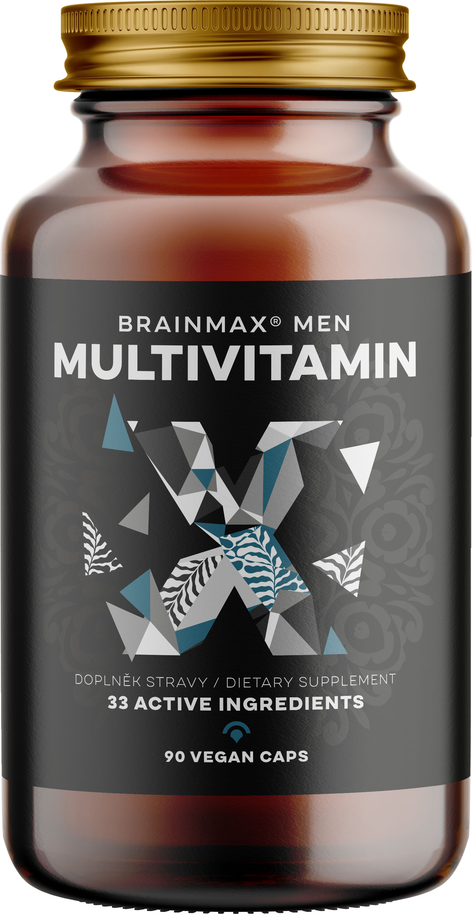 BrainMax Men Multivitamin, multivitamín pro muže, 90 rostlinných kapslí