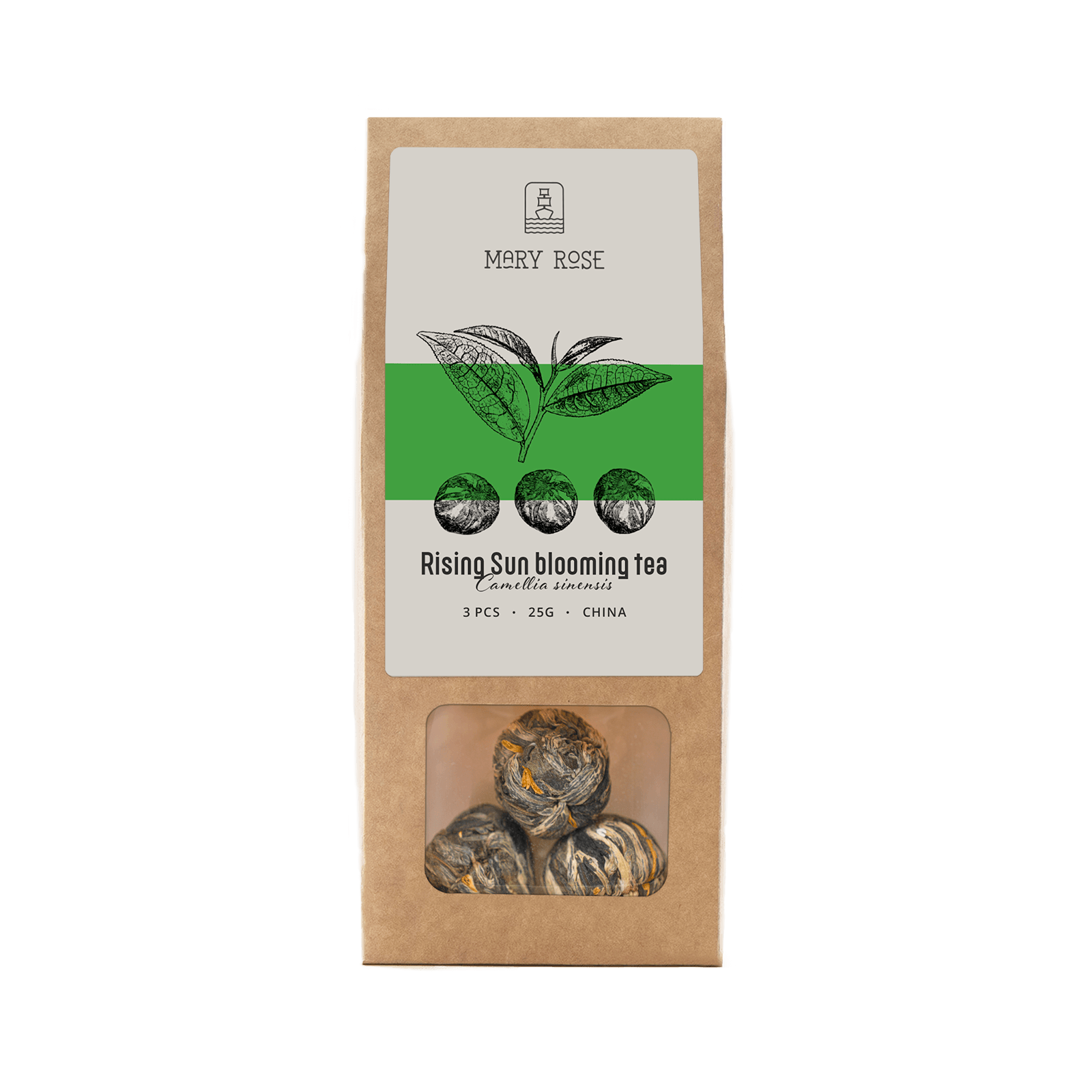 Mary rose - Kvetoucí čaj Rising Sun, 25 g Obrázek