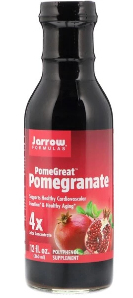 Jarrow Formulas Jarrow PomeGreat, Pomegranate, šťáva z granátového jablka, 360 ml