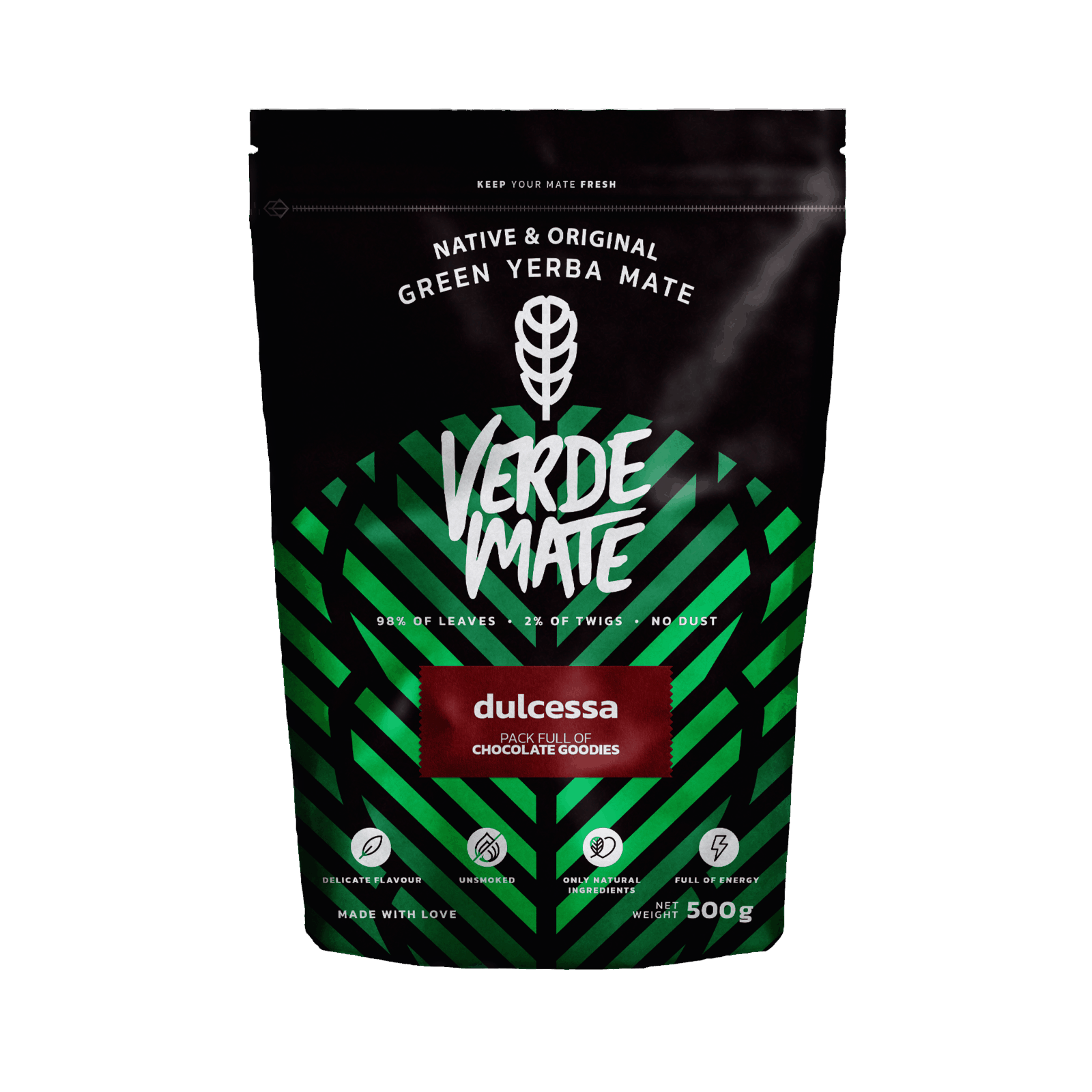 Yerba Verde Mate Green Dulcessa - Tostada, 0,5 kg