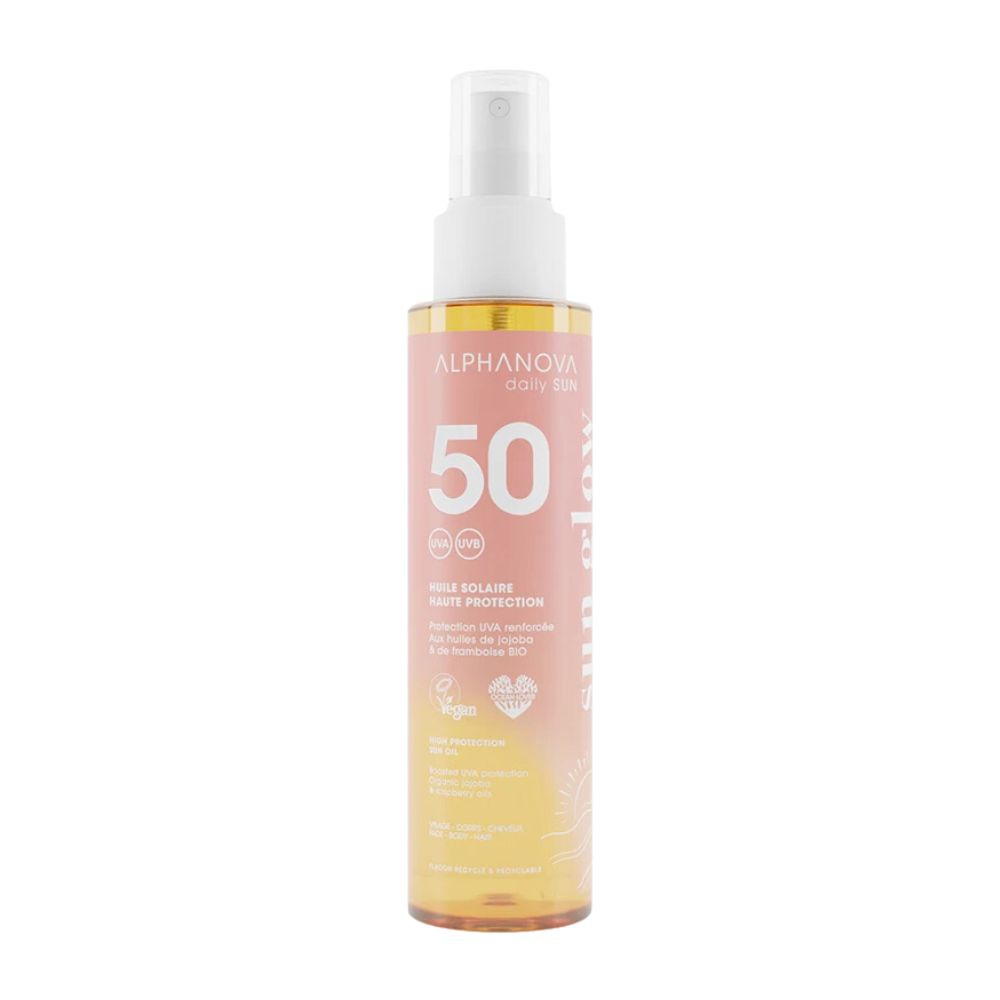 Alphanova - opalovací olej UVA Boost SPF 50, 125 ml, BIO