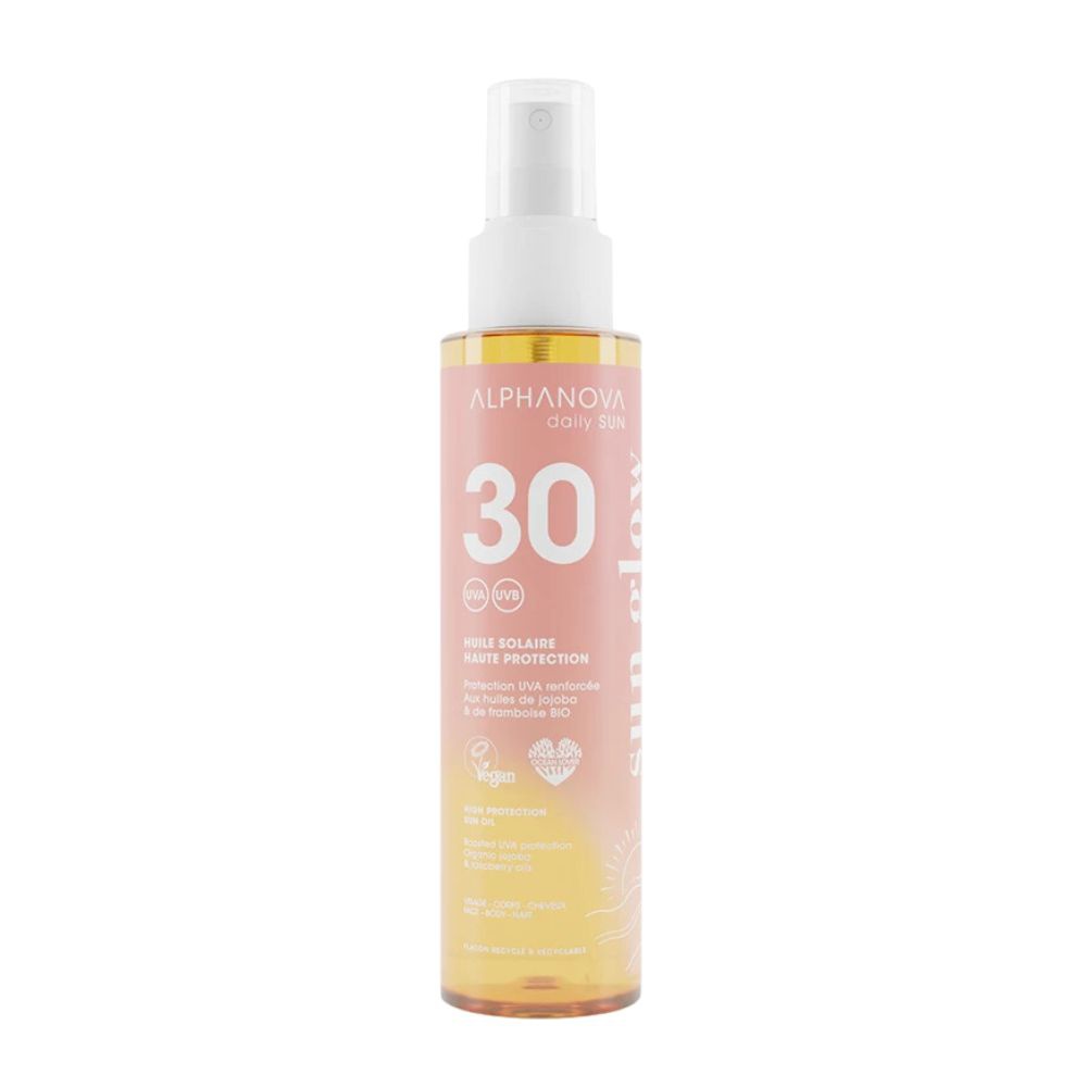 Alphanova - opalovací olej UVA Boost SPF 30, 125 ml, BIO