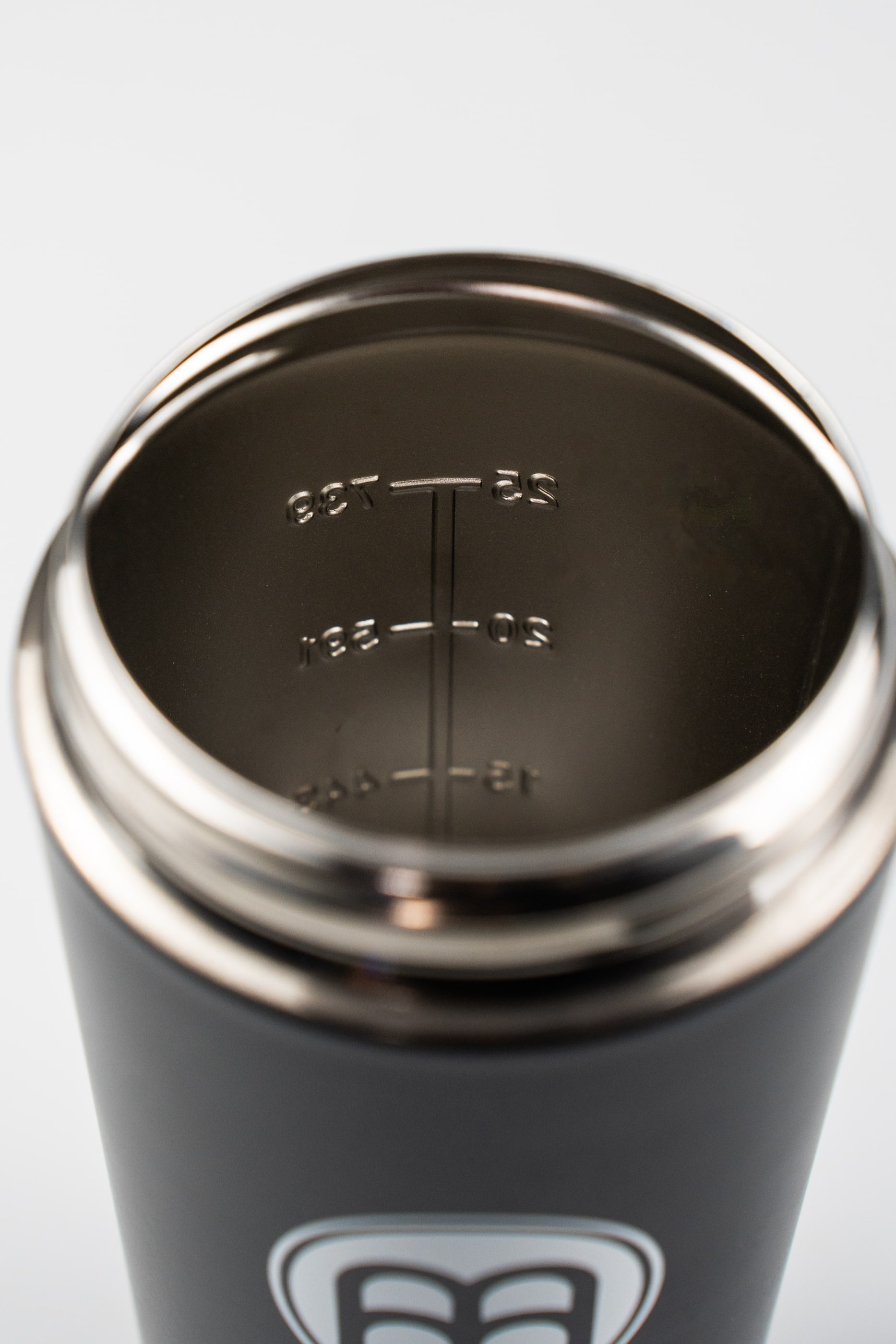 BrainMax Kovový shaker (šejkr), černý, verze 2023 Obrázek