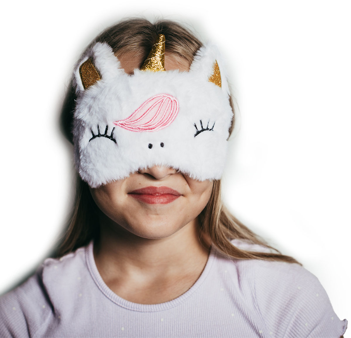 BrainMax Dětské masky na spaní Barva: Jednorožec Pohodlná dětská maska na spaní s motivy oblíbených pohádkových postav.