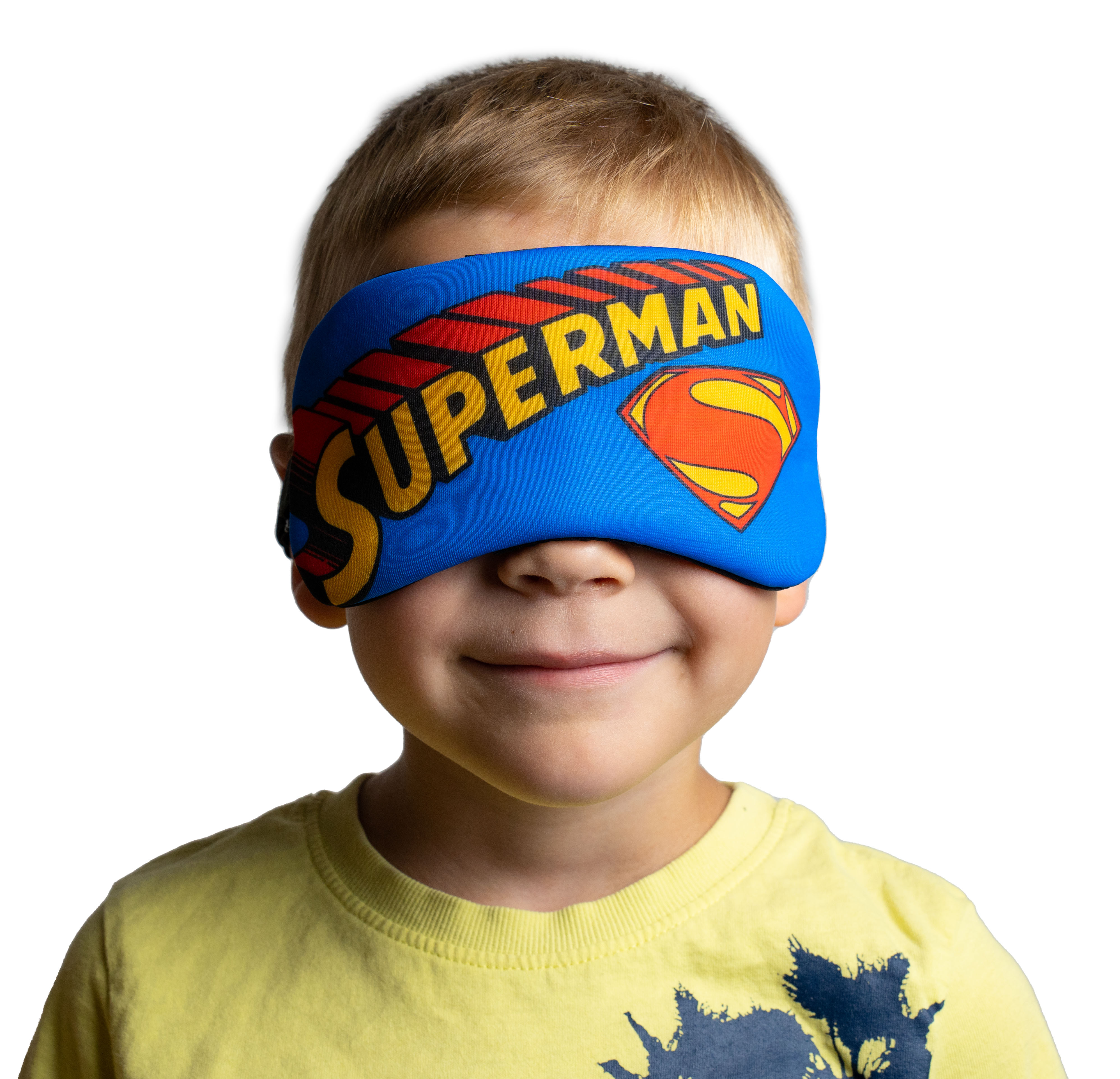 BrainMax Dětské masky na spaní Barva: Superman Pohodlná dětská maska na spaní s motivy oblíbených pohádkových postav.