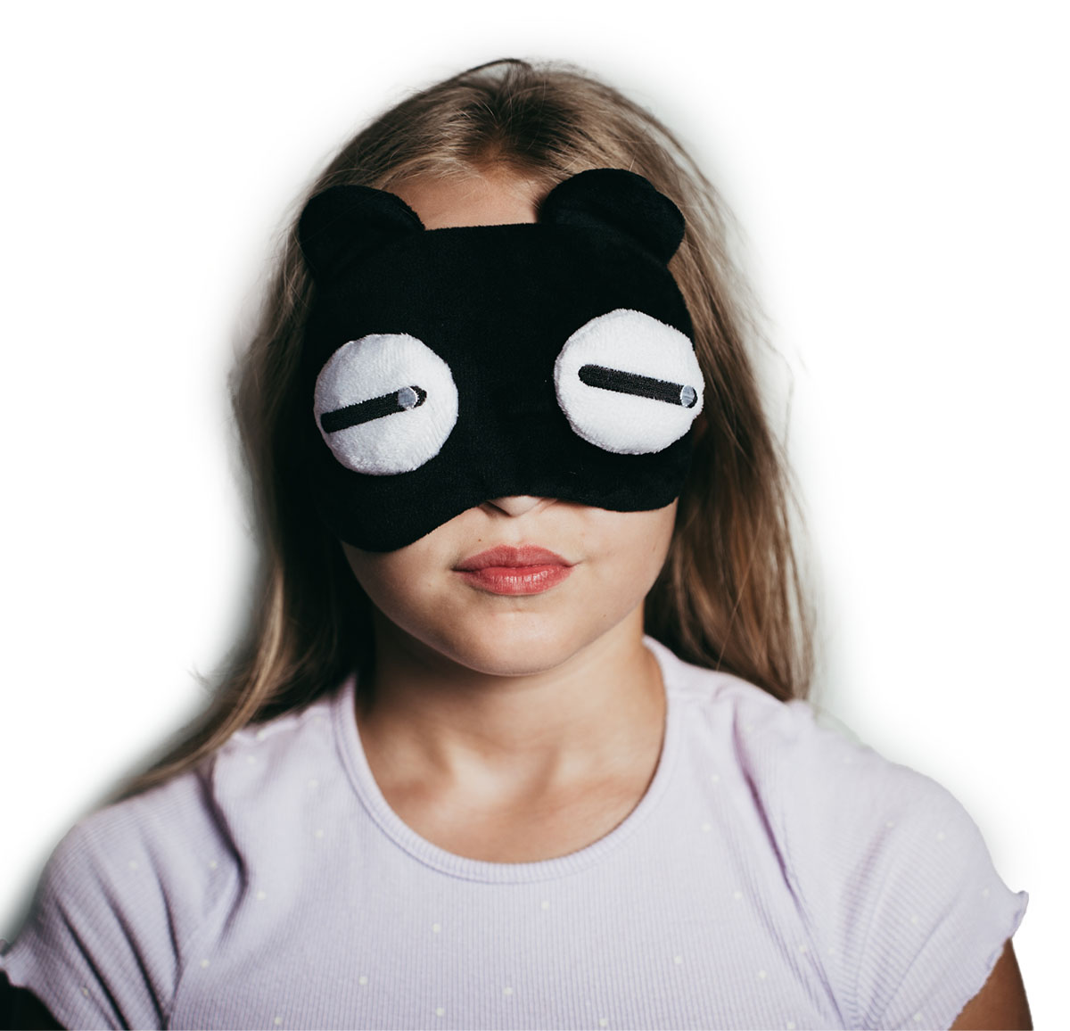 BrainMax Dětské masky na spaní Barva: Panda Pohodlná dětská maska na spaní s motivy oblíbených pohádkových postav.