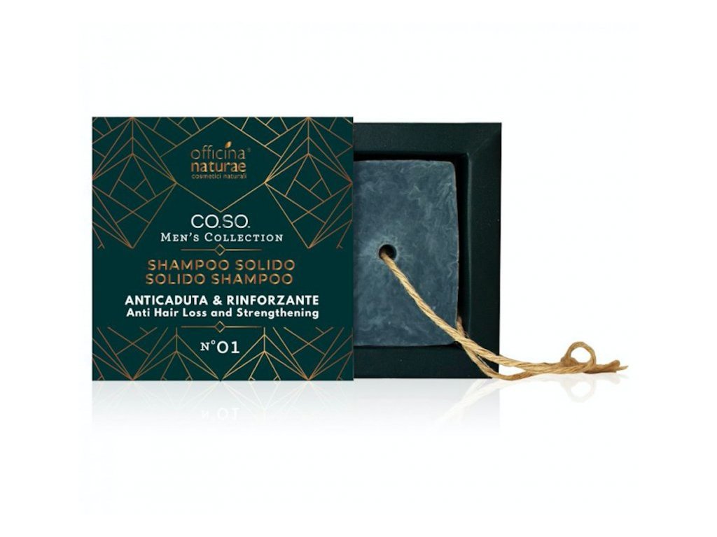 Officina Naturae - Pánský tuhý šampon proti vypadávání vlasů N°01, 50 g