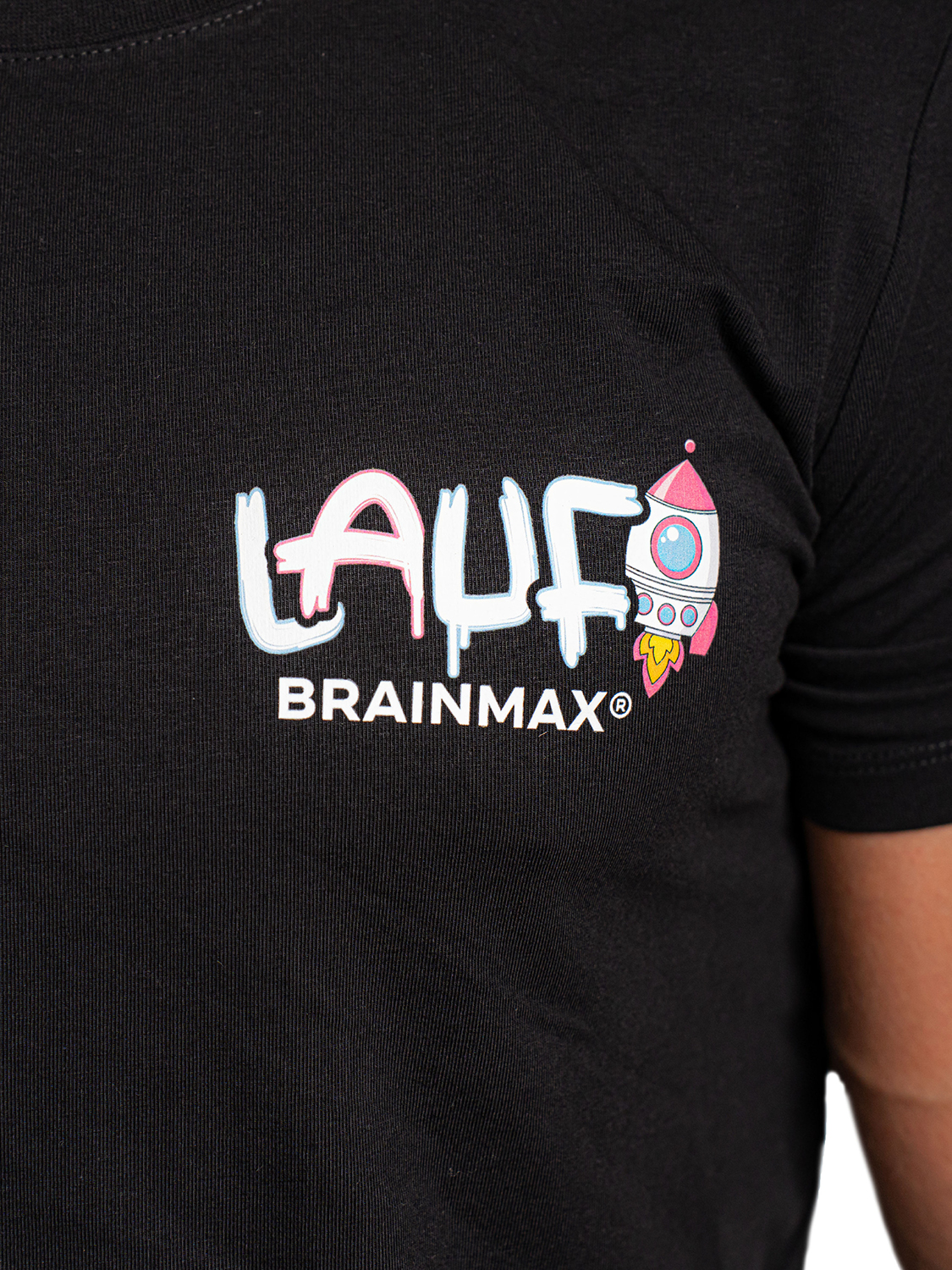 Triko BrainMax Lauf pánské, černé Velikost: XL Obrázek