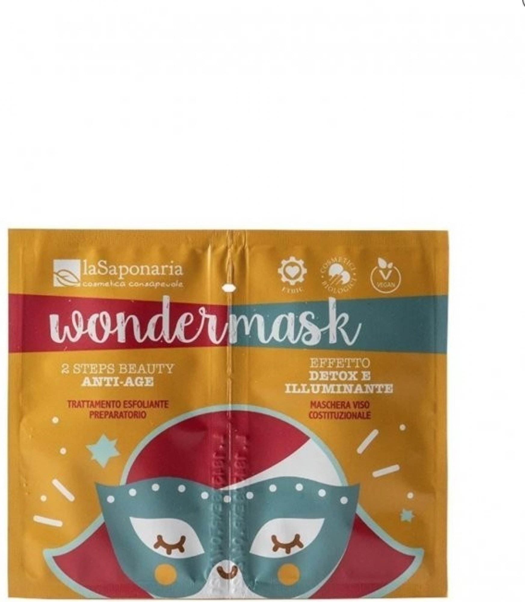 Levně laSaponaria Dvoufázová pleťová maska proti stárnutí Wondermask, 8+5 ml