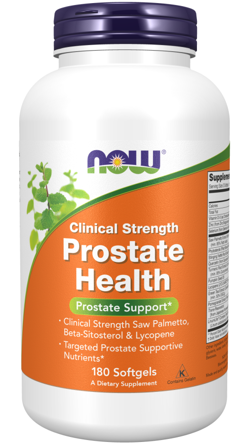 Now® Foods NOW Clinical Strength Prostate Health (podpora prostaty), 180 softgel kapslí Obrázek