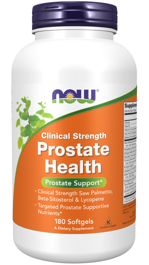 Now® Foods NOW Clinical Strength Prostate Health (podpora prostaty), 180 softgel kapslí
