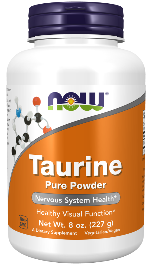 Levně Now® Foods NOW Taurine Pure Powder (Taurin) prášek, 227 g