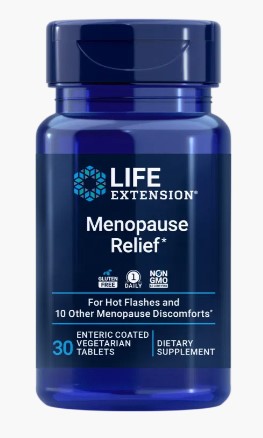 Life Extension Menopause, podpora při menopauze, 30 enterosolventních tablet Obrázek
