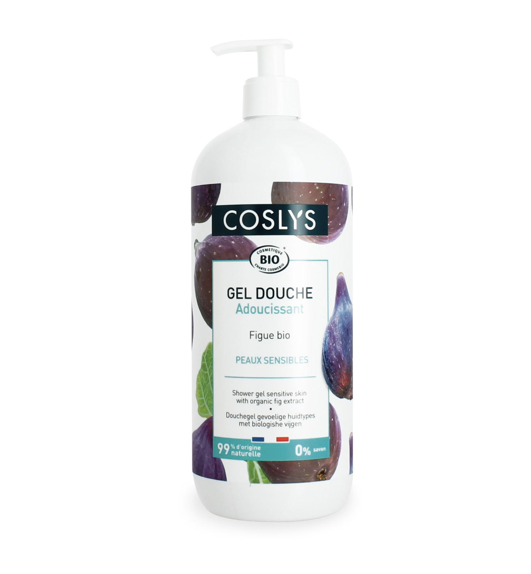 COSLYS - Sprchový gel na citlivou pokožku s fíkovým extraktem, 1 L Obrázek