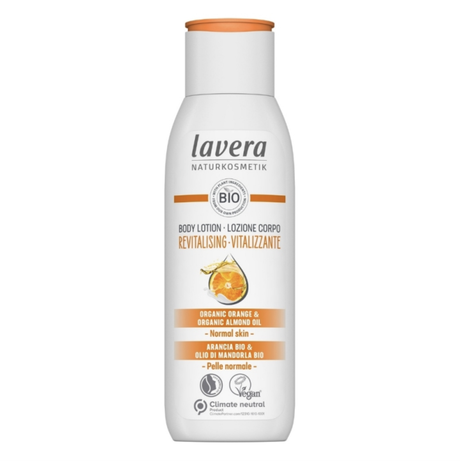 Lavera Pečující tělové mléko Pomeranč 200 ml Obrázek