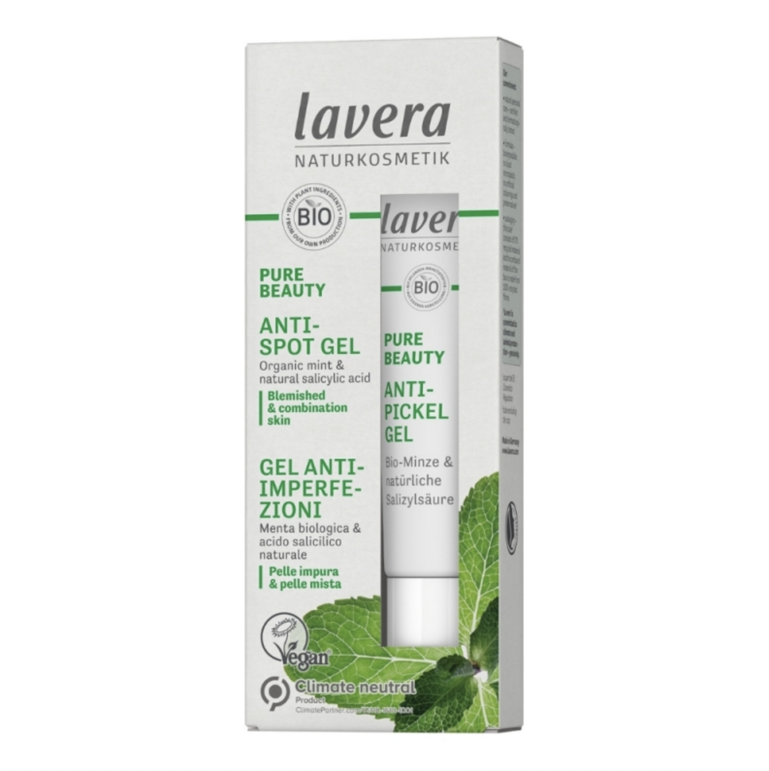 Levně Lavera - Pure Beauty Gel na akné, 15 ml