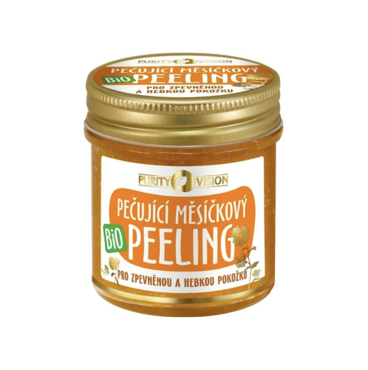 Purity Vision Pečující měsíčkový peeling BIO 120 ml Obrázek