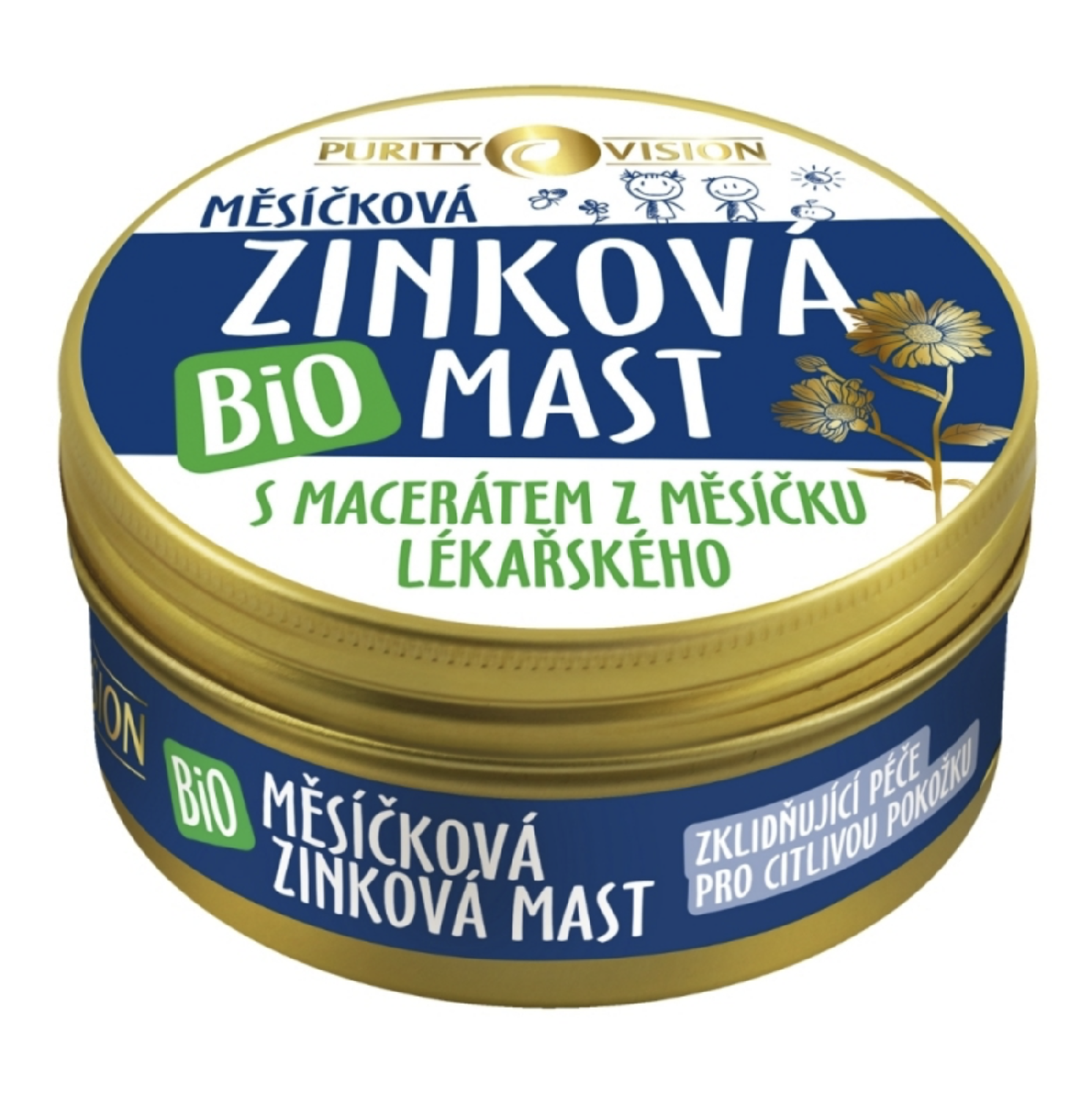 Levně Purity Vision - Měsíčková Zinková mast BIO, 150 ml *CZ-BIO-001 certifikát