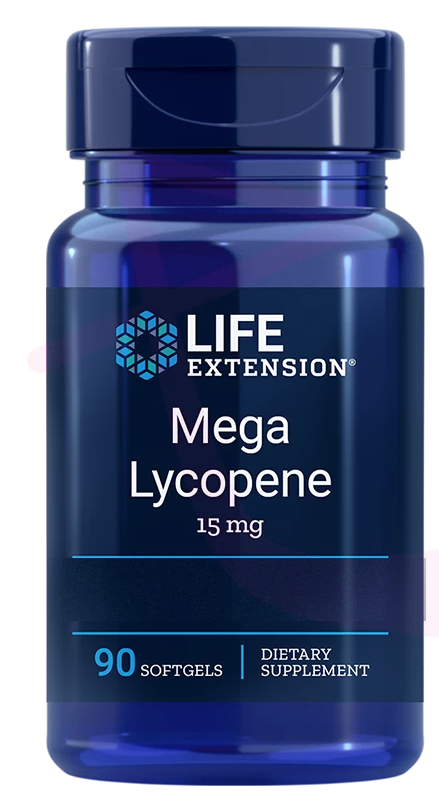 Levně Life Extension Mega Lycopene 15 mg, lykopen, 90 kapslí