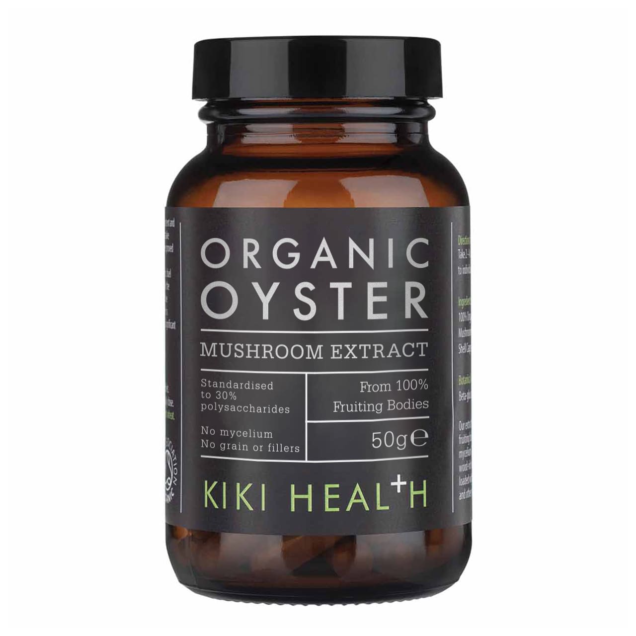 Levně KIKI Health Oyster Extract Organic, organický extrakt z hlívy ústřičné, 50 g