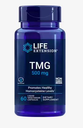 Levně Life Extension TMG (Trimethylglycin), 500 mg, 60 kapslí