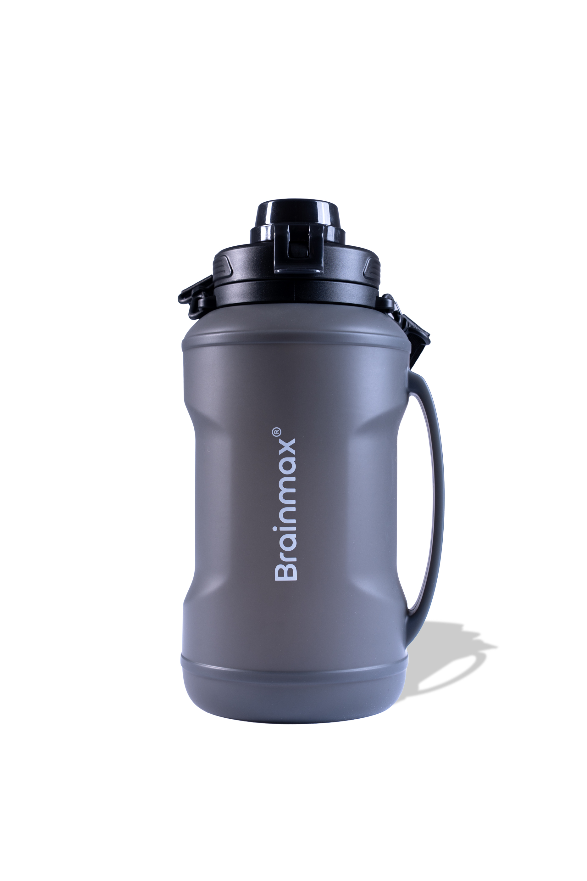 BrainMax Tank bottle, silikonová lahev na vodu, 2 l