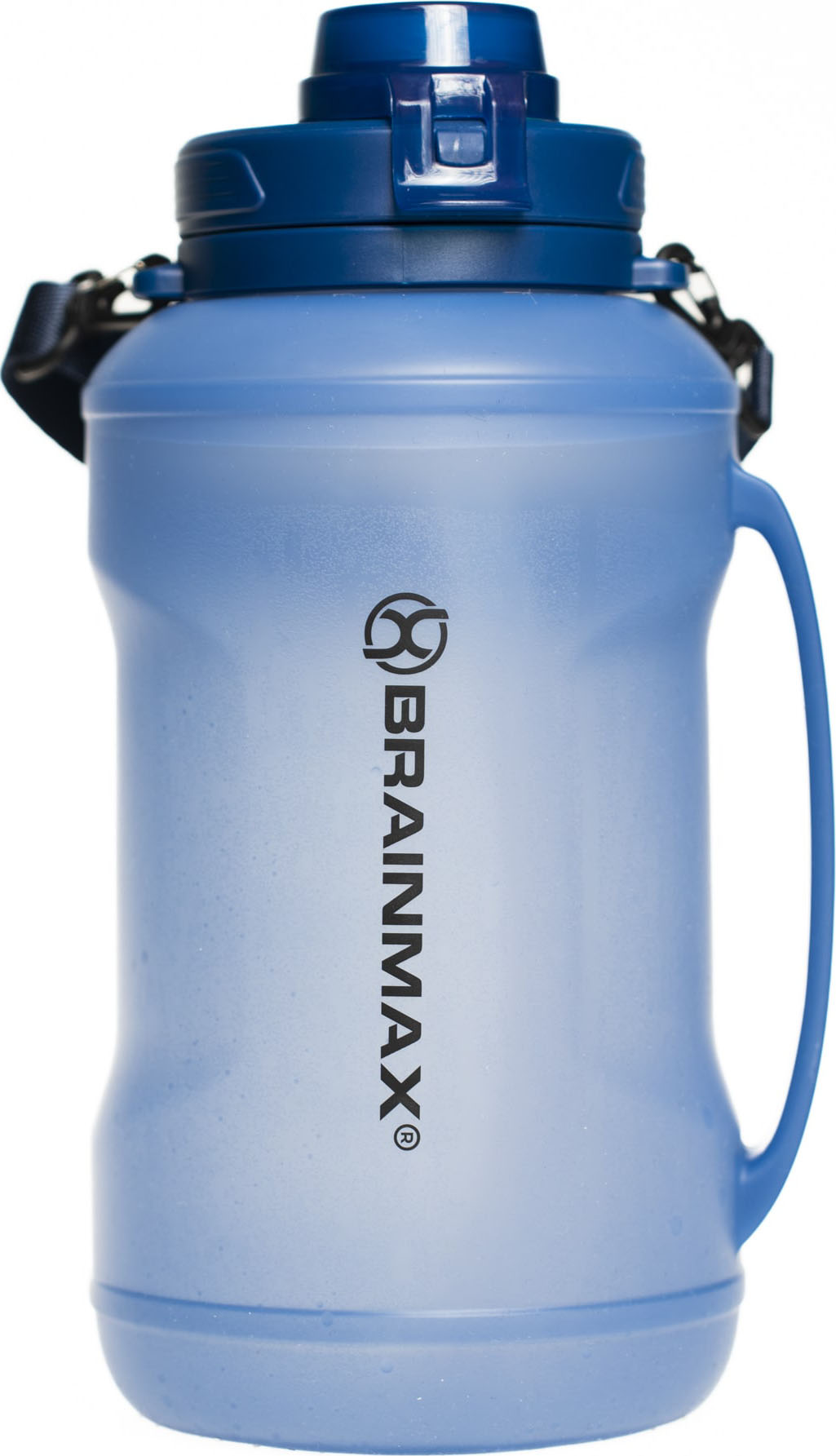BrainMax Tank bottle, silikonová lahev na vodu, 2 l Praktická skládací lahev, bez BPA!