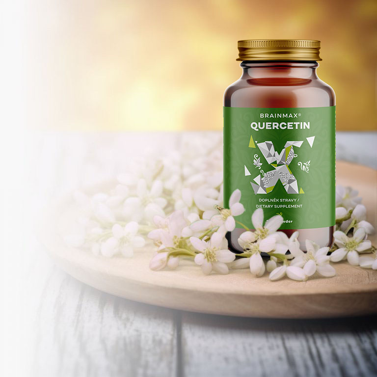 BrainMax Quercetin powder, kvercetin prášek, 20 g Obrázek