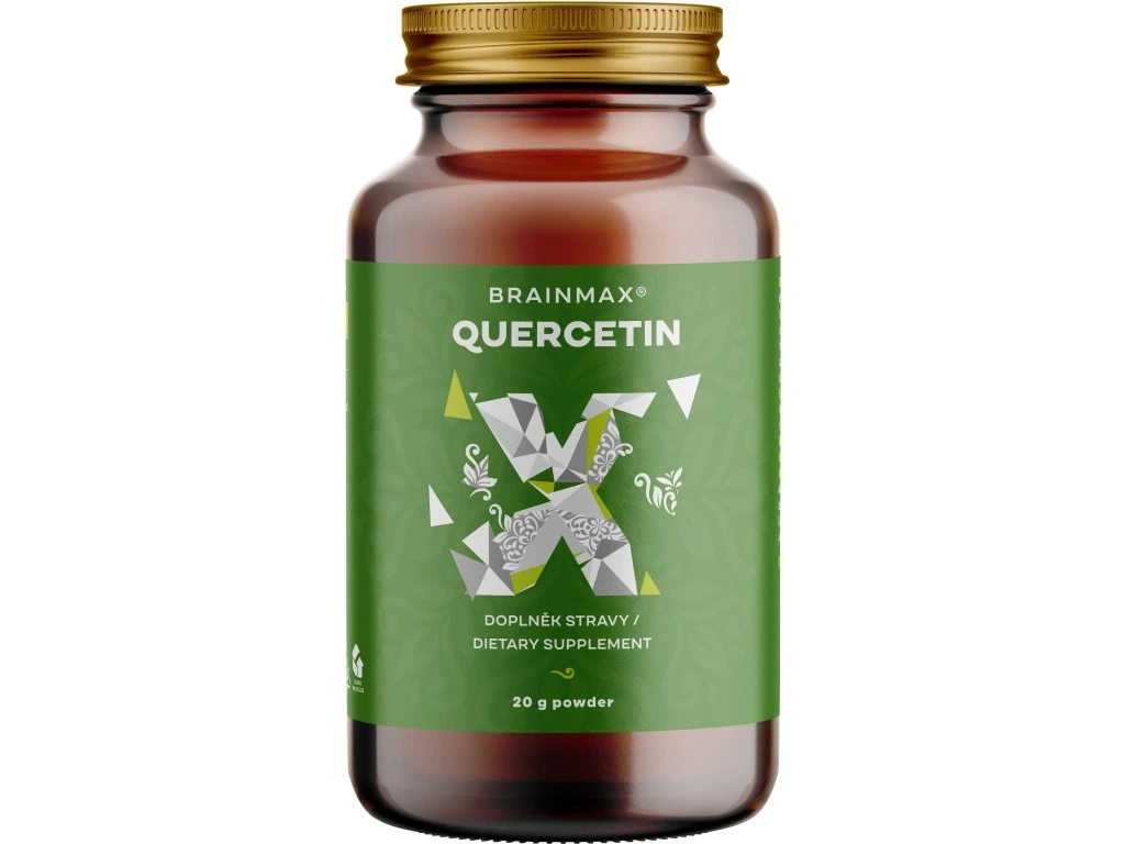 BrainMax Quercetin powder, kvercetin prášek, 20 g Obrázek