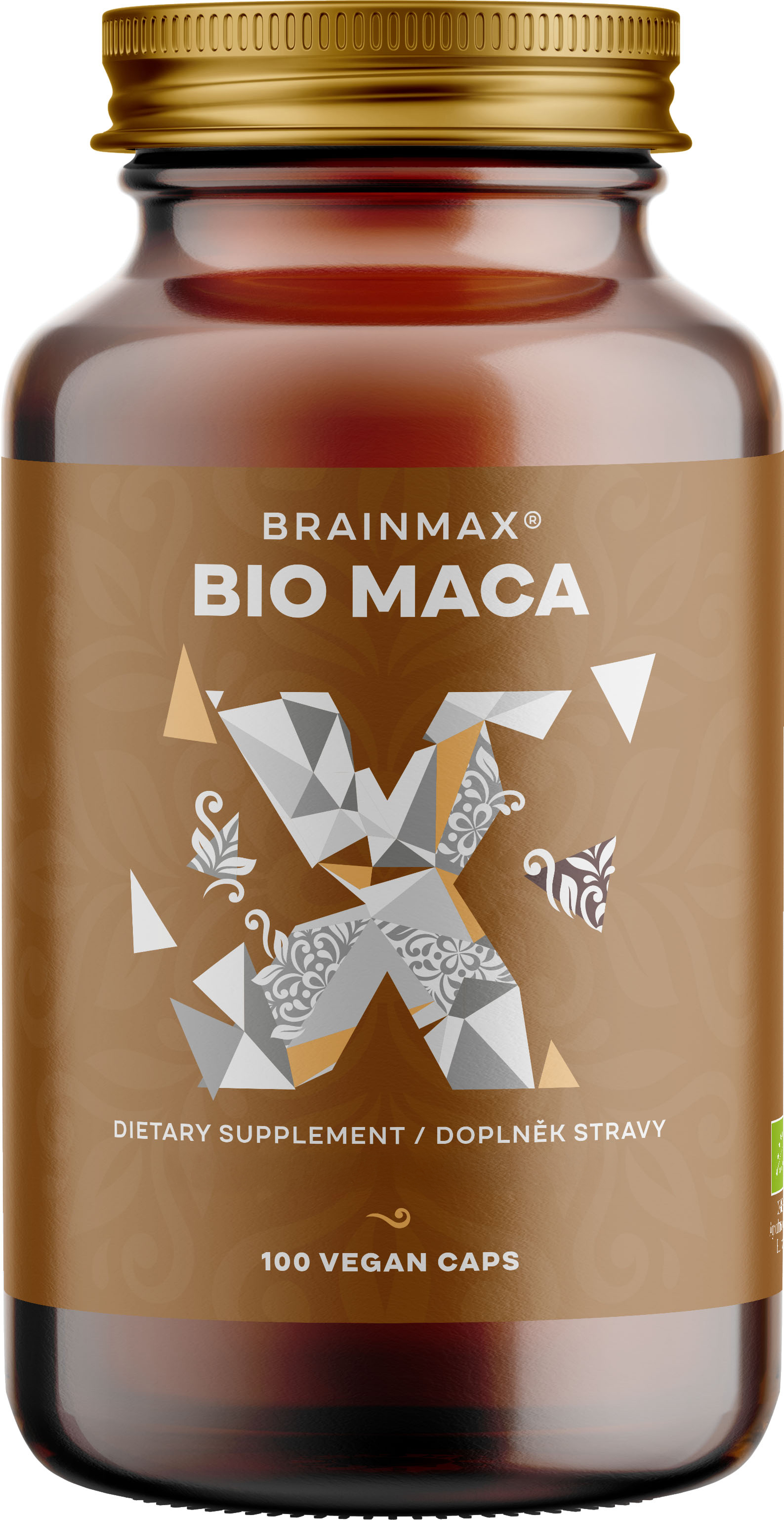 BrainMax BIO Maca, 740 mg, 100 rostlinných kapslí