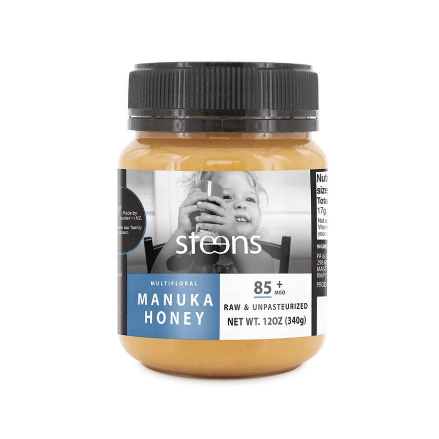 Levně Steens - RAW Manuka Honey (Manukový med) 85+ MGO, 225 g