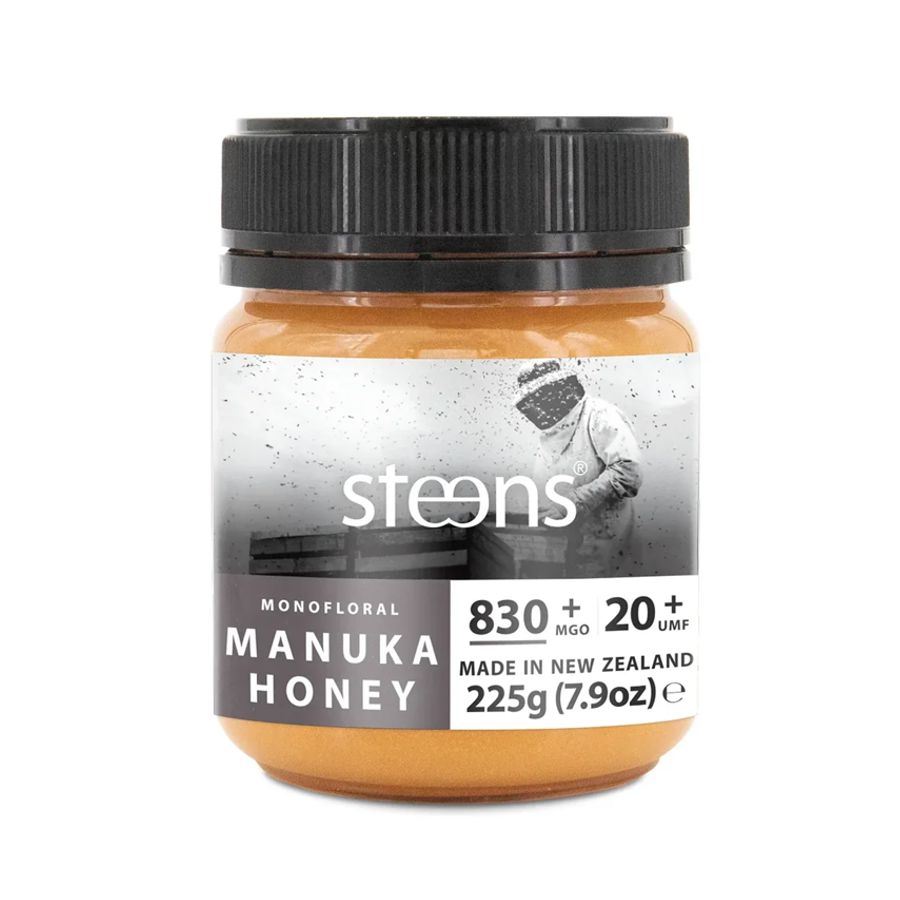 Levně Steens - RAW Manuka Honey (Manukový med) UMF 20+ (830+ MGO), 225 g