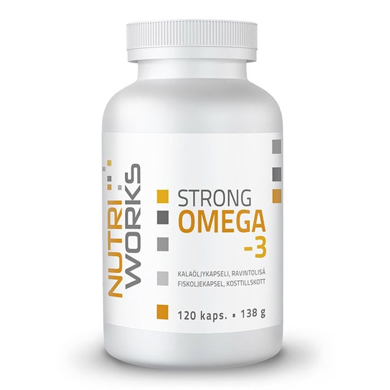 Levně NutriWorks Strong Omega 3 120 kapslí