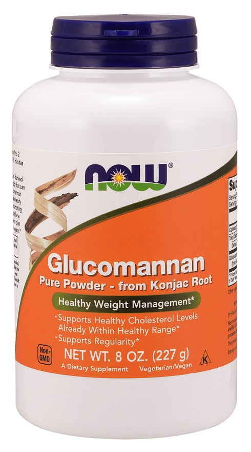 Levně Now® Foods NOW Glucomannan z kořene Konjac, prášek, 227 g
